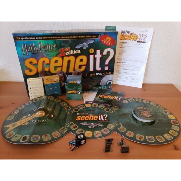 Scene It DVD Game Harry Potter 2nd Edition Trivia Quiz Complete 2007 Mattel - Picture 1 of 14
